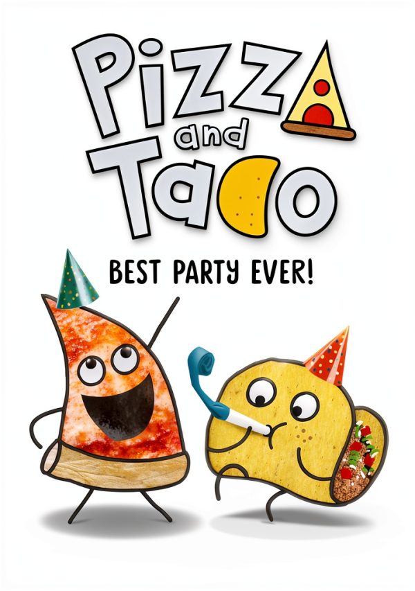 Pizza and Taco Graphic Novel Random House Fun Reader Ages 6 to 8-0