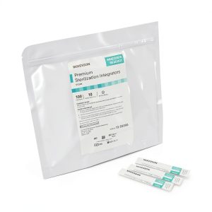 McKesson Steam Sterilization Integrator - Sterilization Chemical Integrator Strip with Immediate Readout - Class 5, 100 Count, 1 Pack-0