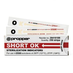 Sterilization Indicator Strip Propper 26410100 4" Length Pack of 250-0