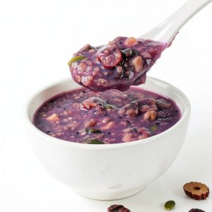Chia Seeds Purple Sweet Potato Konjac Oatmeal Porridge Meal-0